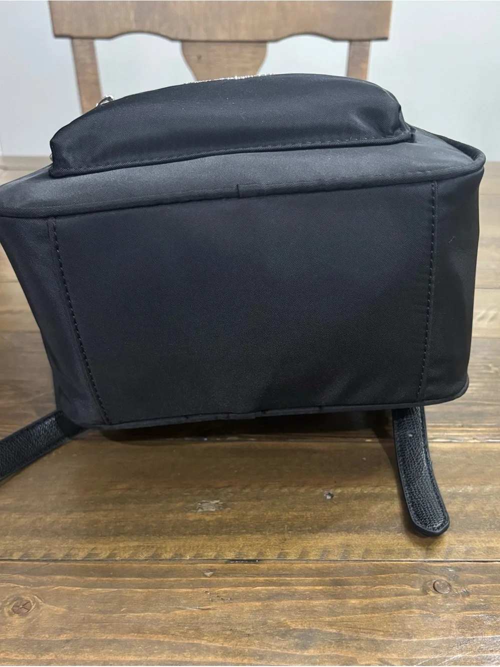 Karl Lagerfeld Paris Amour Small Black Nylon Backpack